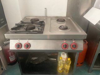 Cocina profesional 4 fuegos