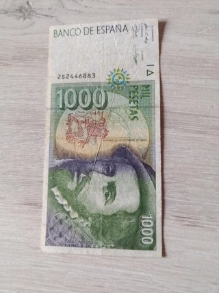 2 Billetes 1000 Pesetas Banco de España