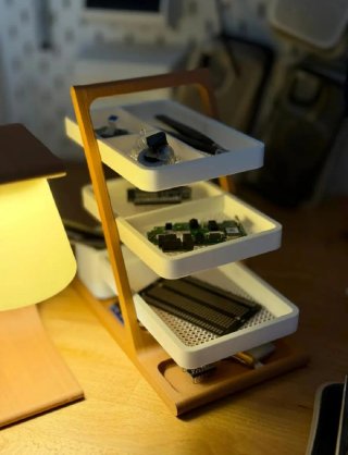 Organizador de escritorio plástico