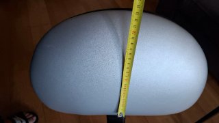 Silla / Taburete con respaldo y elevacion a gas