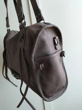 Borsa a spalla marrone