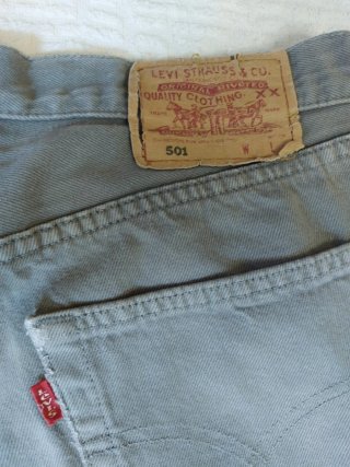 Jeans Levi's 501 Vintage Grigio W36 L36