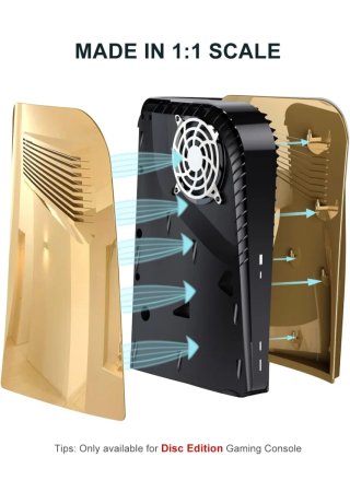 Carcasa PS5 Disc Edition Dorada