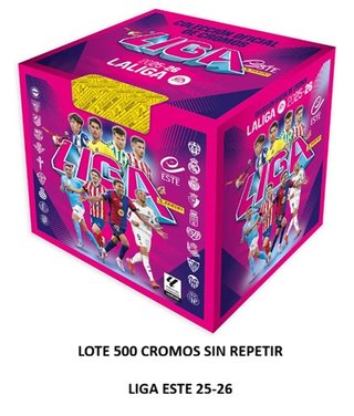 Lote 500 Cromos Liga Este 25/26 Sin Repetir
