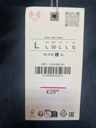 Top vaquero Zara