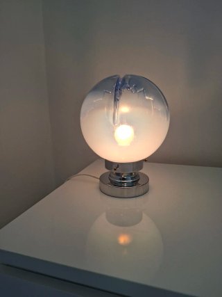Lampada vintage vetro e metallo