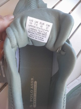 Zapatillas US Polo Assn verde mujer