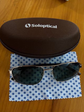 Gafas de sol Soloptical verde oscuro/Dorado