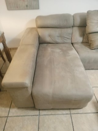 Sofá Chaiselong Beige 270x180x90