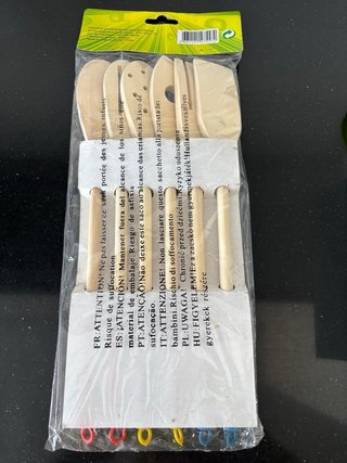 Lote a estrenar espatulas Cocina Madera y Plástico