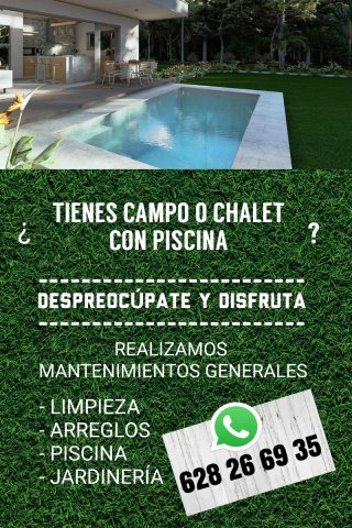MANTENIMIENTO CAMPOS Y CHALETS