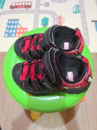 Sandalias Spiderman Niño Talla 25 Negro/Rojo