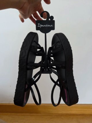Sandalias Ipanema Plataforma Talla 37 Negras