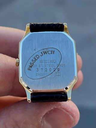 Reloj Seiko Tank Vintage Gold Nuevo *Año 1993*