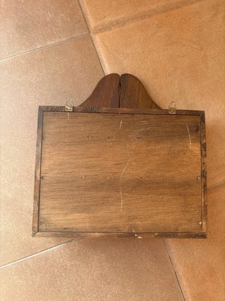 Porta llaves pared madera rústica
