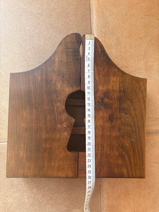 Porta llaves pared madera rústica