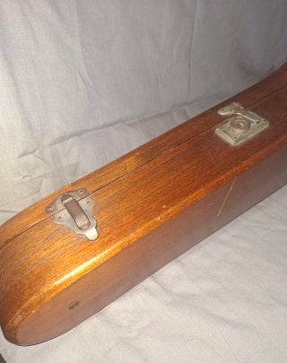 Estuche antiguo violín madera