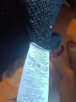 Cárdigan negro de punto