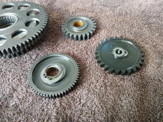 Piñones y eje embrague KTM EXC