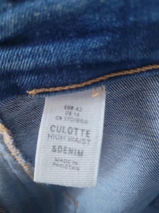Pantalón vaquero ancho azul