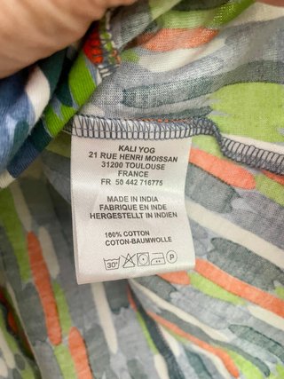 Top KaliYog Multicolor con Cremallera