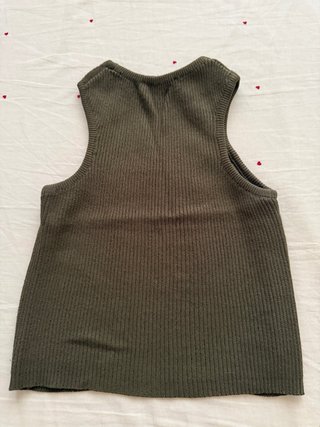 Top verde Bershka