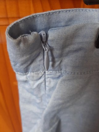Falda corta verano volantes azul