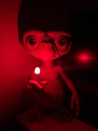 Figura E.T. 40cm con luz en dedo