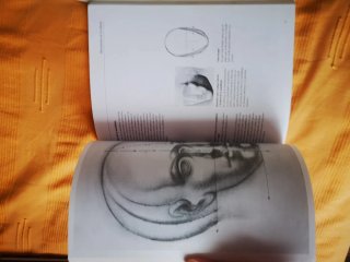 El dibujo de la cabeza humana a su alcance