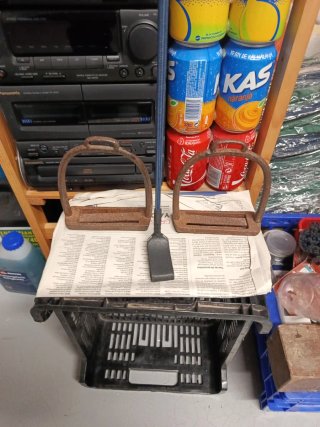 Estribos y fusta de carbono nuevos LOTE
