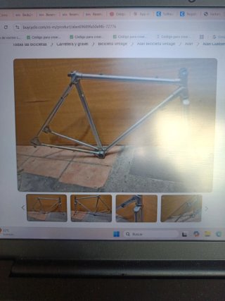 Cuadro Bici Vintage Alan, años 70/80..buen estado