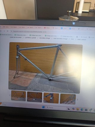 Cuadro Bici Vintage Alan, años 70/80..buen estado
