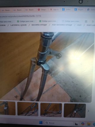 Cuadro Bici Vintage Alan, años 70/80..buen estado