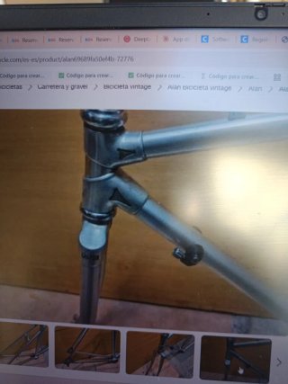 Cuadro Bici Vintage Alan, años 70/80..buen estado