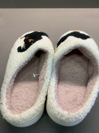 Zapatillas de casa con perro salchicha