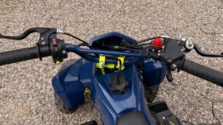 Quad gasolina niño azul y amarillo