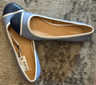 Manoletinas Parfois Azul y Blanco Talla 39
