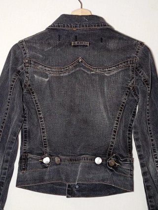 Chaqueta vaquera Free Soul negra xs