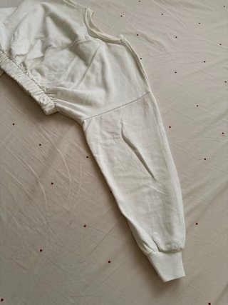 Chandal blanco Bershka
