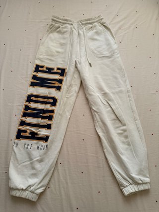 Chandal blanco Bershka