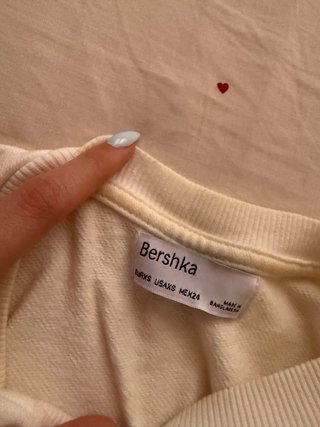 Chandal blanco Bershka