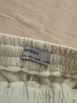Chandal blanco Bershka