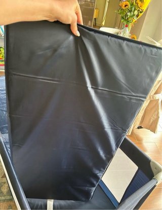 Cuna de viaje plegable + colchón