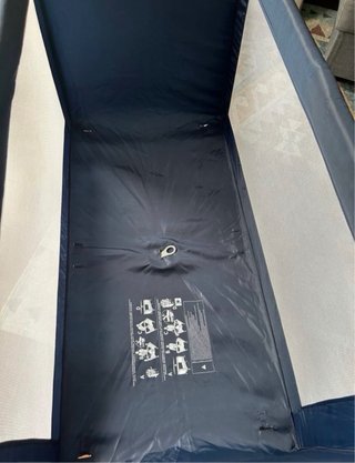 Cuna de viaje plegable + colchón