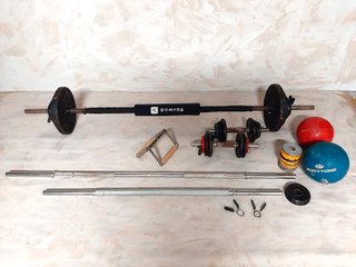 Banco de ejercicios Weider Pro 550 + Accesorios
