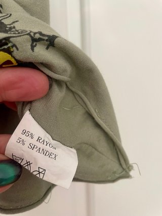 Top Zergatik Talla Única Verde Militar
