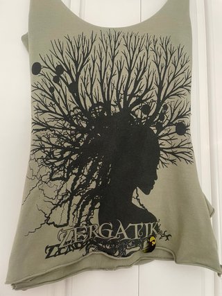 Top Zergatik Talla Única Verde Militar