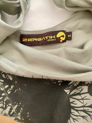 Top Zergatik Talla Única Verde Militar