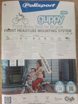 Silla bici paseo delantera Guppy Mini