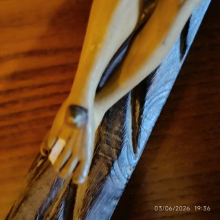 Crucifijo de pared madera y yeso